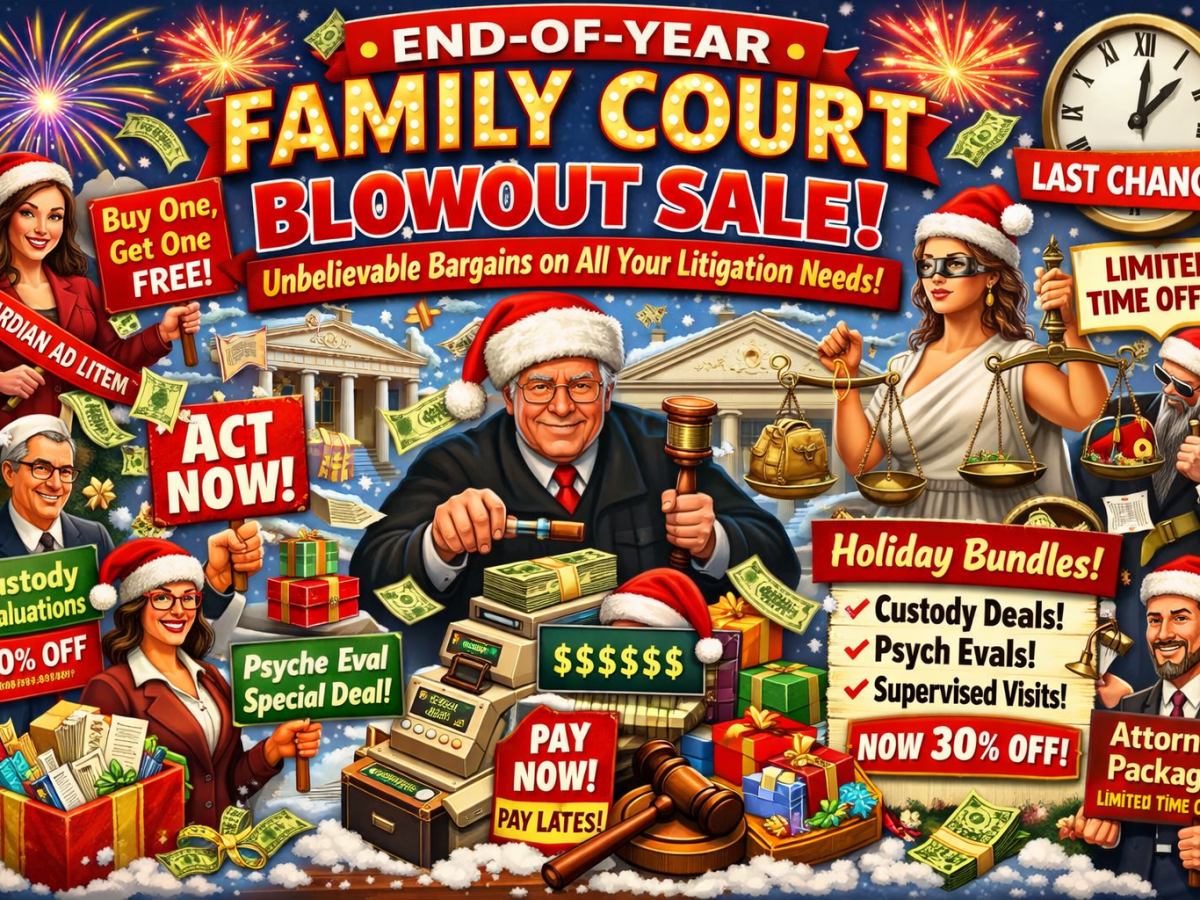 Family Court’s Hottest Holiday Deals: Don’t Miss the End-of-Year Trauma Clearance Sale