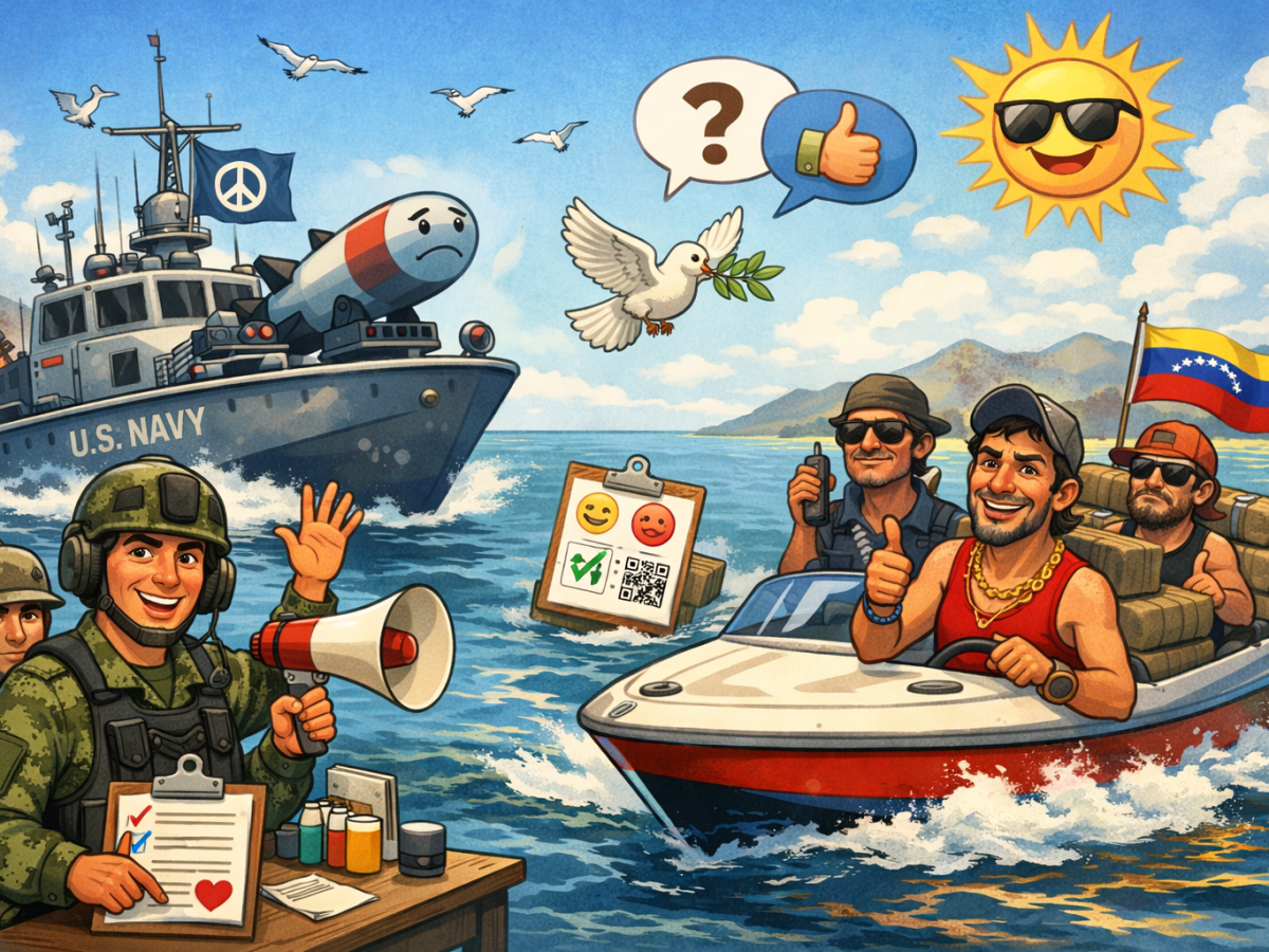 Pentagon Announces New “Ask Nicely First” Rules of Engagement for Drug Boats