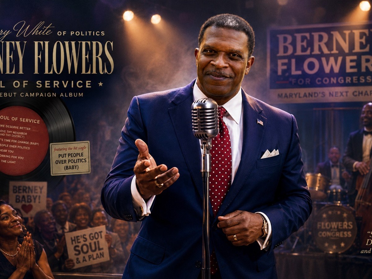 Berney Flowers Announces Soul Album to Seduce Maryland Voters One Ballad at a Time