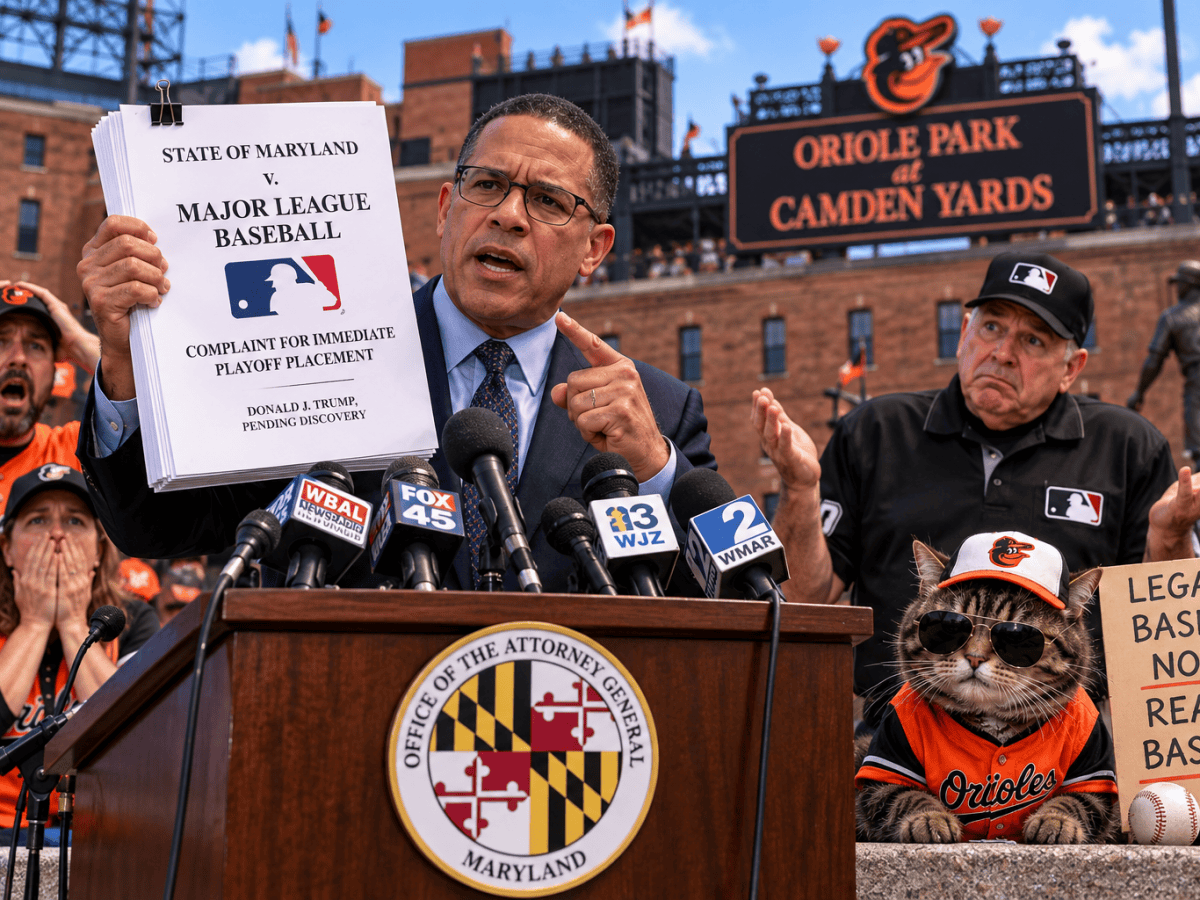 Maryland Attorney General Sues MLB, Claims Trump Must Have Colluded to Keep Orioles Out of Playoffs