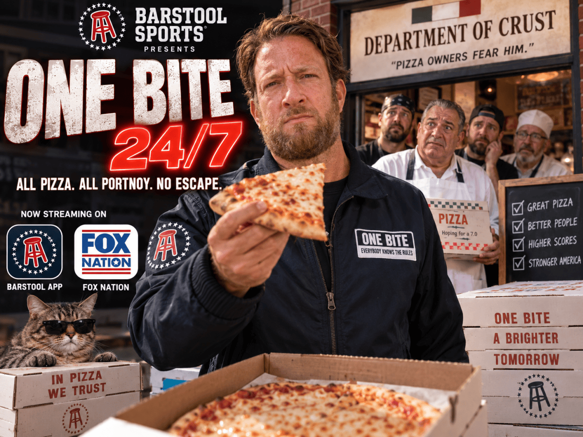 Barstool Launches 24/7 Dave Portnoy Pizza Channel Because Apparently Society Has Completed All Other Tasks