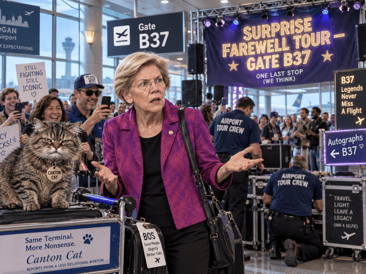 Logan Airport Mistakes Elizabeth Warren for Elton John, Immediately Announces Surprise Farewell Tour