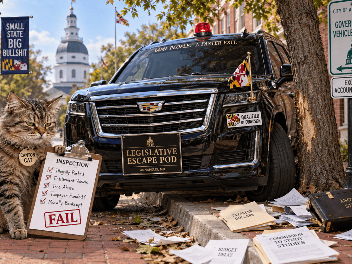 Maryland Senator’s Land Rover Applies for State Employment After Successfully Surviving Annapolis Incident