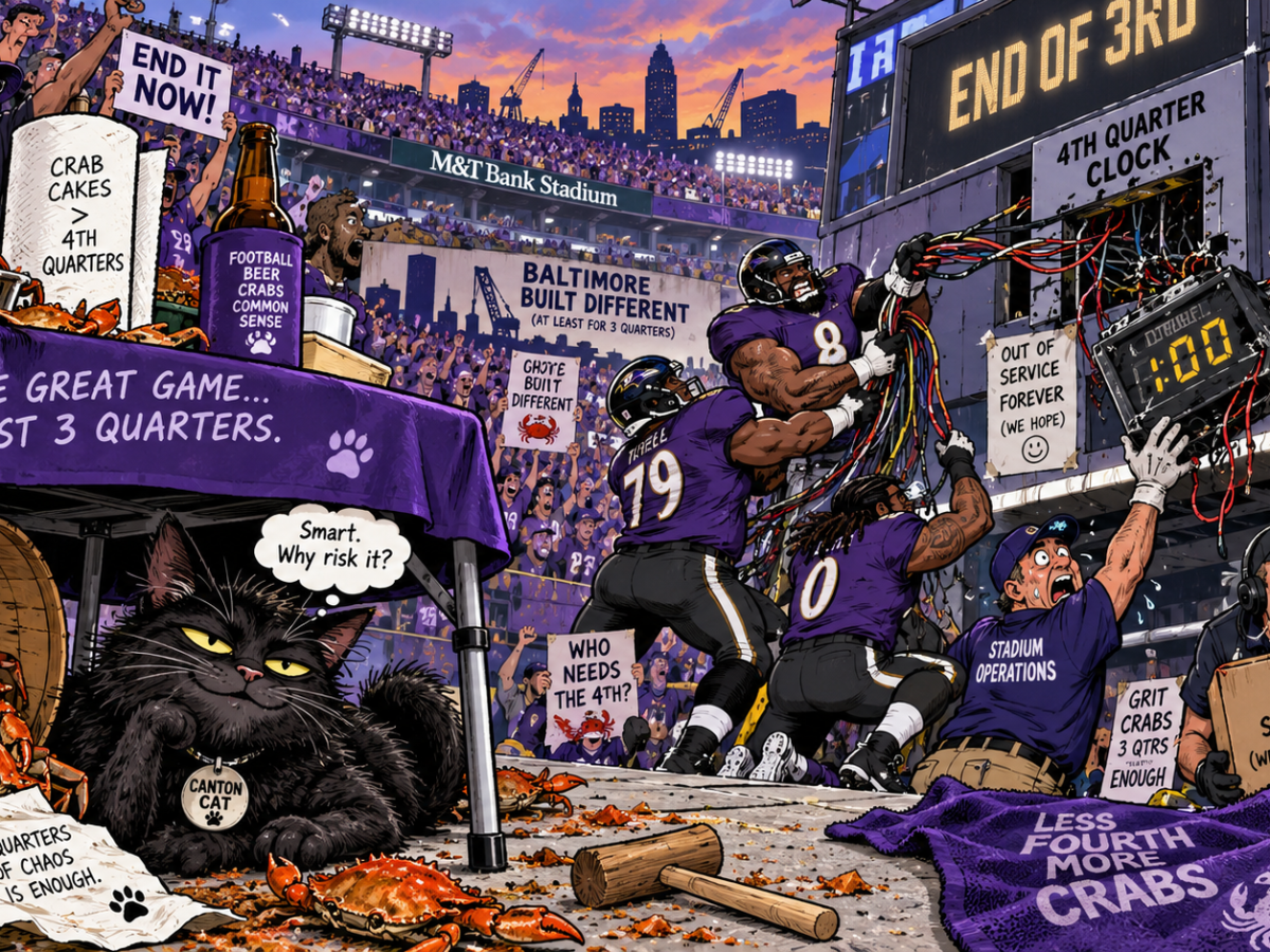 Ravens Petition NFL To Eliminate Fourth Quarter After Discovering It Keeps Ruining Perfectly Good Football Games